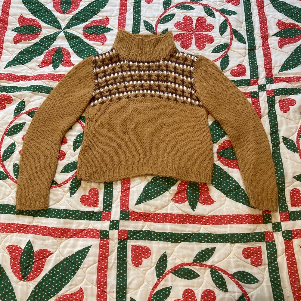 Handmade Cropped Sweater